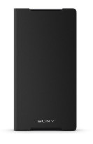 Кожен калъф тефтер със стойка ултра тънък оригинален  за Sony XperiaZ3 Compact D5803 / Z3 mini D5833  черен